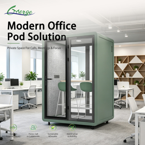 Haute qualité 100% insonorisé préfabriqué isolé jardin bureau Pod pour 4 personnes mobiles multi-personnes salle de réunion gousses - Product Image 2