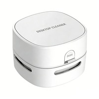 Aspirateur de bureau USB sans fil portable, mini, forte puissance de nettoyage, pour la maison, la table, le bureau, le clavier, avec batterie, brosse, forme de stylo