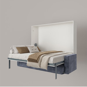 Dormitorios Moderno <span class=keywords><strong>Horizontal</strong></span> Pared y armario Literas Montado en la pared Muebles inteligentes Cama Murphy Cama Ahorro de espacio Muebles para el hogar - Product Image 2
