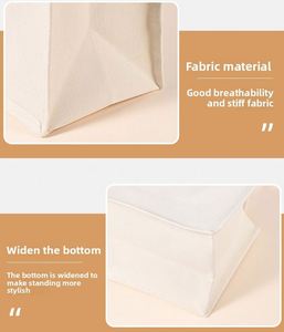 Sacs fourre-tout en toile vierge avec poignées en chanvre naturel, idéaux pour la promotion par impression de logo - Product Image 4