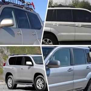 4Pcs Màu Đen Xe Cửa Sổ Cửa Con Dấu Cao Su Bên Ngoài Cho 2003 2004 2005 2006 2007 2008 2009 Toyota Land Cruiser Prado 120 Loạt - Product Image 5