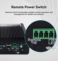 Mini PC industriel double réseau 6 ports COM RS232 sans ventilateur, double affichage haute définition, ordinateur miniature industriel embarqué