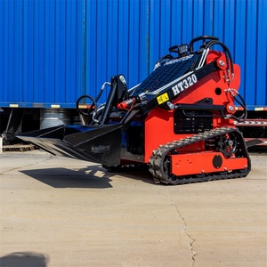 Minicargadora de orugas pequeña HT320T nueva de fábrica Haituo para limpieza de estiércol en agricultura - Product Image 2