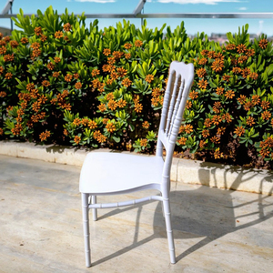 Offres Spéciales <span class=keywords><strong>Vente</strong></span> en gros <span class=keywords><strong>Prix</strong></span> le plus bas Mrdern Chaise de mariage en plein air Chaise Napoléon en plastique pp blanc - Product Image 3