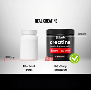 OEM/ODM Vegan <b>Creatine</b> <b>Monohydrate</b> Filled Gummies for Sport Supplements Halal 5000mg <b>Creatine</b> Gummies - Product Image 5