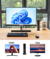 Directo de fábrica personalizable Windows 10 Mini PC de escritorio Intel Core I5 6267U 6287U 8GB + 256GB almacenamiento 1L almacenamiento para AU US nuevo