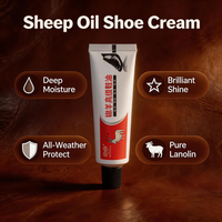 Removedor de Manchas de Sal de Nieve 70G, Bálsamo para el Cuidado del Cuero con Aceite de Oveja Jinyang, Limpia Marcas de Zapatos de Invierno