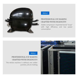 1300kg Công suất cao thương mại Ice Maker Máy làm Khối Máy nước đá tự động Ice Cube máy - Product Image 6