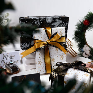 Papel de regalo de espuma 43*300 cm Papel de regalo de Navidad Papel de embalaje - Product Image 5