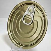 Qualité alimentaire 300 #   Bouchons de canettes TFS de 72,9 mm avec languette argentée en pâte d'aluminium à l'intérieur
