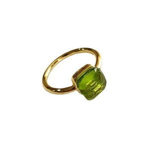 Bague de luxe en acier inoxydable avec tête de champignon, incrustation de zircon carré, étanche, pour femme, vente en gros - Product Image 4
