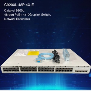 For C9200L-48P-4X-E C9200L Series 48-Port Full <b>PoE</b>+ 4x10G SFP+ Uplinks Stackable QoS VLAN Support <b>Switch</b> - Product Image 4