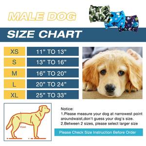 HIPHOPPET Couches pour chiens de compagnie à impression personnalisée Écologique Réutilisable Coton doux Lavable Réutilisable Couches pour chiens femelles Bande de ventre pour chiens mâles - Product Image 4