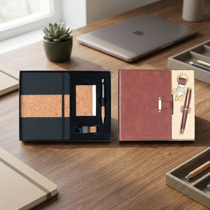 Coffret Cadeau Écologique Fête des Mères avec Logo Personnalisé Impression UV Boîte Cadeau en Bois - Carnet, Stylo & Porte-clés Promotionnels Nouveauté - Product Image 3
