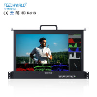 SEETEC FRM173S Rack-Montierter Monitor 17,3 Zoll 1RU Ausziehbar Professioneller 3G SDI 4K HDMI Multi-View OEM-Service zum Fabrikpreis