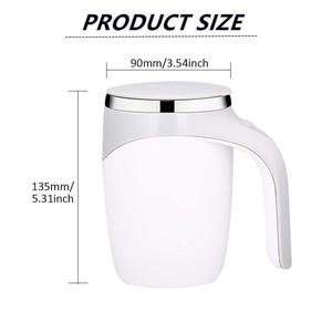 Tasse à lait rotative magnétique en acier inoxydable 304, automatique avec couvercle, tasse thermique intelligente pour l'extérieur, type bouteille isotherme - Product Image 6