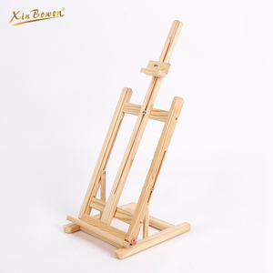 Xin Bowen chuyên nghiệp gấp nghệ thuật giá vẽ phác thảo sơn dầu màu nước có thể điều chỉnh giá vẽ bằng gỗ - Product Image 2