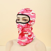 Masque facial coupe-vent en polyester, cagoule de pêche, logo personnalisé, cyclisme, sports de plein air, unisexe pour adultes