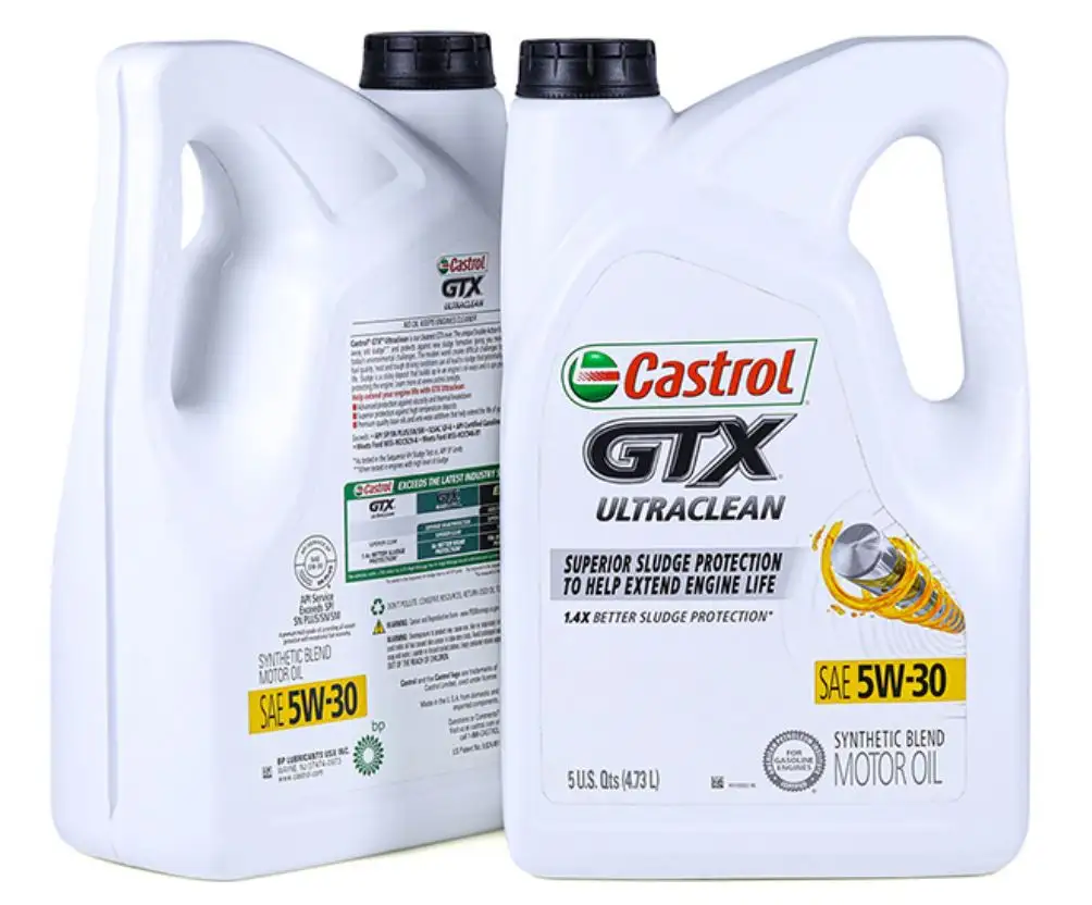 Óleo de motor GTX UltraClean 5W30 de desempenho final Óleo de motor totalmente sintético API SP ACEA A3/B4 5 quartos 4.73 Litros