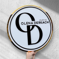 Enseignes en acrylique étanches et antirouille pour entreprises, lettres personnalisées de grande taille, logo, boîte à lumière 3D, affichage extérieur, lettres lumineuses à LED