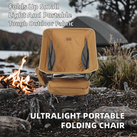 Chaise pliante portable ultralégère en aluminium avec tissu Oxford renforcé, siège compact pour le camping, la randonnée, la pêche, la plage, les pique-niques et les voyages
