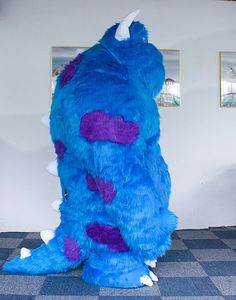 Personaggio della serie Halloween Sullivan peluche giocattolo gonfiabile mascotte Costume blu Sullivan mostro mascotte Costume per Festival - Product Image 3