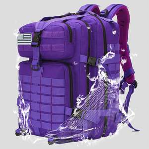 Sac à dos multifonctionnel de plein air 45L Grande capacité Sac d'assaut de randonnée Sacs à dos Molle Sac à dos de jour pour les voyages et la randonnée - Product Image 5