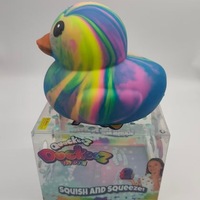 Jouet anti-stress en forme de canard à dézipper, coloré, extensible, en caoutchouc souple, pour enfants, vente en gros