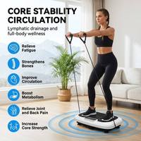 Máquina de Ejercicio Corporal Silenciosa de Múltiples Velocidades para el Hogar, Pantalla LCD, Plataforma Vibratoria de Cuerpo Completo Personalizada OEM