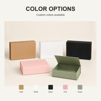 Boîte rigide magnétique de luxe personnalisable pour Noël avec planche et sélection d'aménagement de présentoir pour les fêtes
