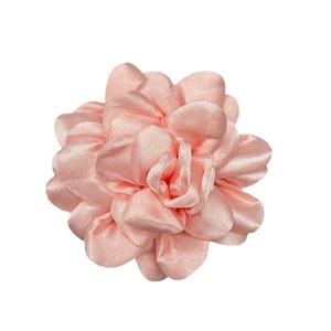 Camellia 3D Padded Fabric Flower Hair <b>Clip</b> 12 Cm <b>Wedding</b> Hair Accessories Hand Knitted Cloth Decor - Product Image 5
