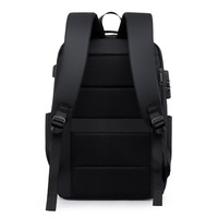 Nouveau sac à dos pour ordinateur portable pour hommes polyvalent USB étanche Oxford voyage pochette pour ordinateur portable géométrique fermeture éclair