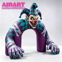 Ballon gonflable de clown momie d'horreur, ballon gonflable de clown d'Halloween pour la décoration d'événements et de fêtes