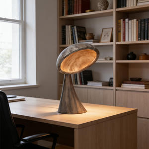 Nordic Postmodern Creativity Danish Stone Grey Bedroom Brick Table Light For Living <b>Room</b> - Product Image 3