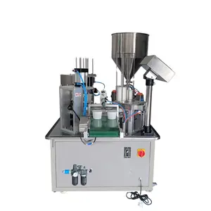 Automatic Rotary Type Hummus ,Salsa Sauce Packaging Box Filling And Sealing Machine