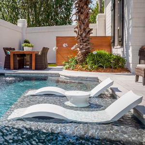 Outdoor Fiberglas Sonnen liege <span class=keywords><strong>Pool</strong></span> Stuhl im <span class=keywords><strong>Pool</strong></span> Wasser Lounge Bett Garten Chaiselongue Liege - Product Image 3