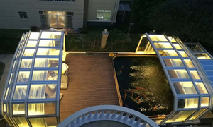 Panneau solaire en verre trempé, meubles automatiques, en <span class=keywords><strong>aluminium</strong></span>, pour salle <span class=keywords><strong>de</strong></span> <span class=keywords><strong>jardin</strong></span> - Product Image 3