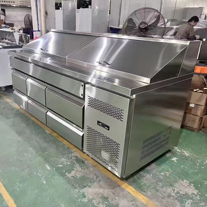 Refrigerador y Congelador Comercial para Hoteles y Restaurantes, de Acero Inoxidable de Alta Resistencia, Doble Temperatura, Enfriamiento por Aire, 1.8L2 Re - Product Image 1