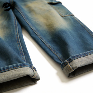 XUCHANG Original Designer Custom Classic Vintage <strong>Dungaree</strong> Jumpsuit Manufacturer Jeans Cotton Oversized Baggy Denim Overalls Men - Product Image 5
