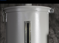 25kg 50 kg Mini granule en plastique à granulés PP PE Trémie de séchage Résine plastique Sèche-trémie avec barres magnétiques