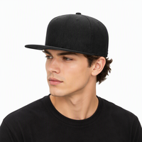 Casquettes Snapback à Visière Plate Unies en Gros, Style Richardson 510 Personnalisable, Chapeau Promotionnel Vierge à 6 Panneaux Réglable avec Votre Propre Logo