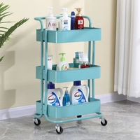 Chariot de Salon de Beauté en Métal à Trois Niveaux, Mobile, pour Studio de Beauté - Vente en Gros