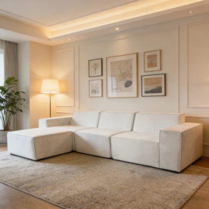 Juegos de Muebles para Sala de Estar al por Mayor, Sofá Combinado en Forma de L, Sofá Modular Comprimido sin Estructura, Personalizable - Product Image 5