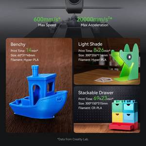 Imprimante 3D Ender-3 V3 Plus, performances de pointe, refroidissement instantané des pièces, volume d'impression 300*300*330 mm - Product Image 6