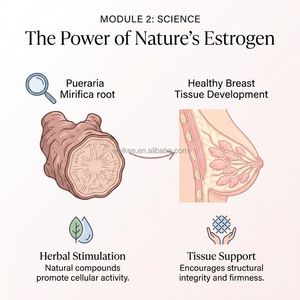 Cápsulas Naturales para el Aumento <span class=keywords><strong>de</strong></span> Senos para Mujeres - Suplemento Herbal para Reafirmar y Levantar el Busto - Píldoras para el Equilibrio Hormonal y Apoyo del Estrógeno - Product Image 4