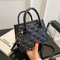Ladies Mini Tote Luxury Female Small Handbags Purses Women Shoulder Bag Diamond Lattice Bags
