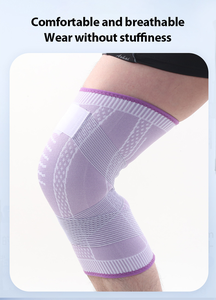 Genouillère de compression légère en nylon respirant pour la randonnée, la course à pied et le cyclisme - Product Image 5