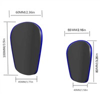 Protège-tibias de football confortables et légers vierges avec impression de logo personnalisé mini protège-tibias de sport pour jeunes adultes