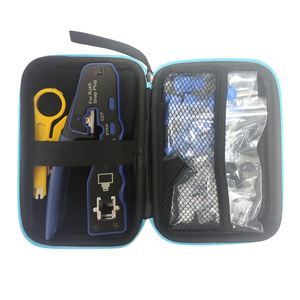 Juego de herramientas Eazy para cortar, crimpar y pelar cables Cat5e, Cat6, Cat7, con herramienta de crimpado RJ45. - Product Image 2