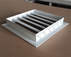 Hợp kim nhôm tùy chỉnh cửa chớp chống mưa tường bên ngoài thông gió ngoài trời điều hòa không khí che một lớp cửa gió - Product Image 6